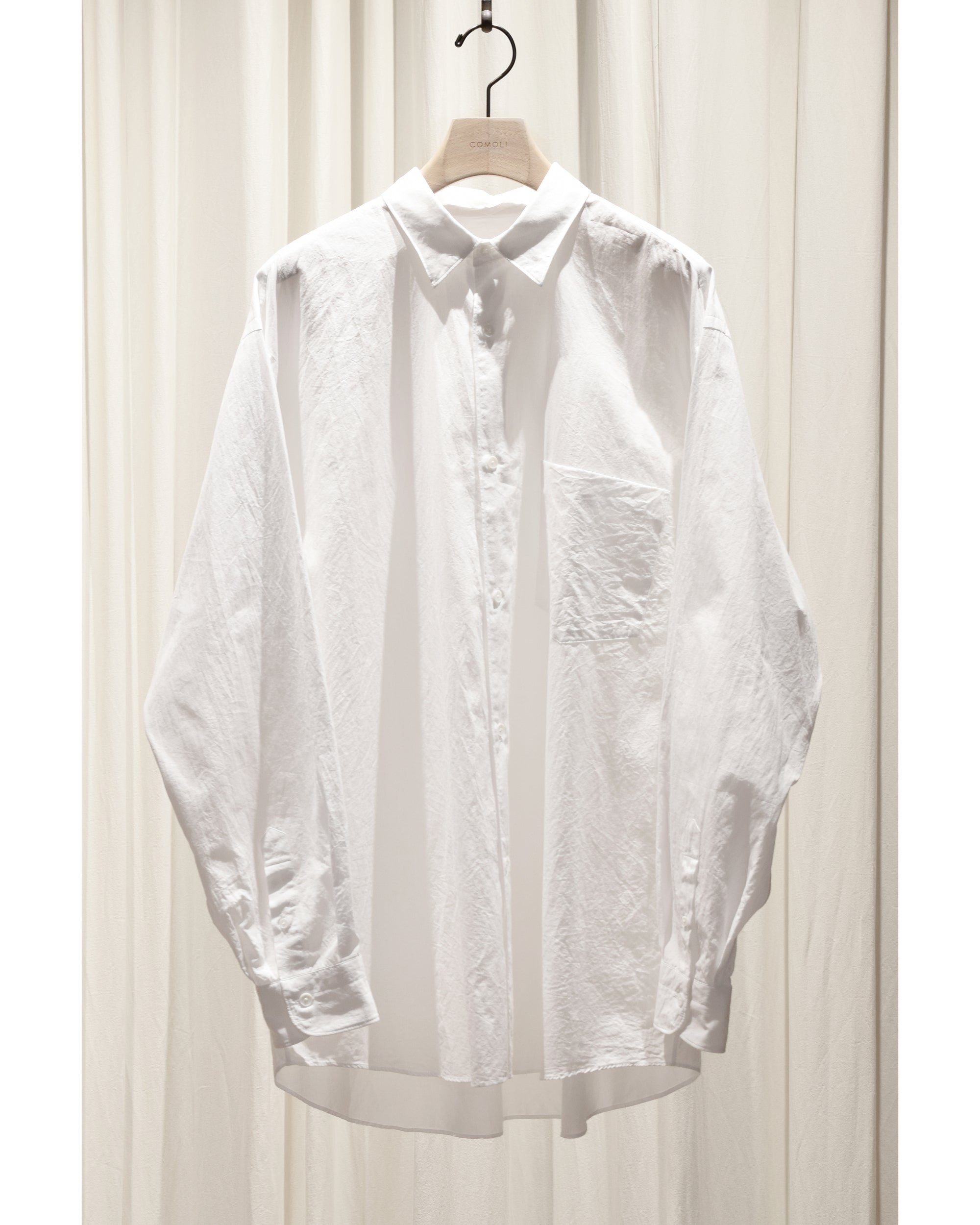 コモリ シャツ WHITE – TIME AFTER TIME