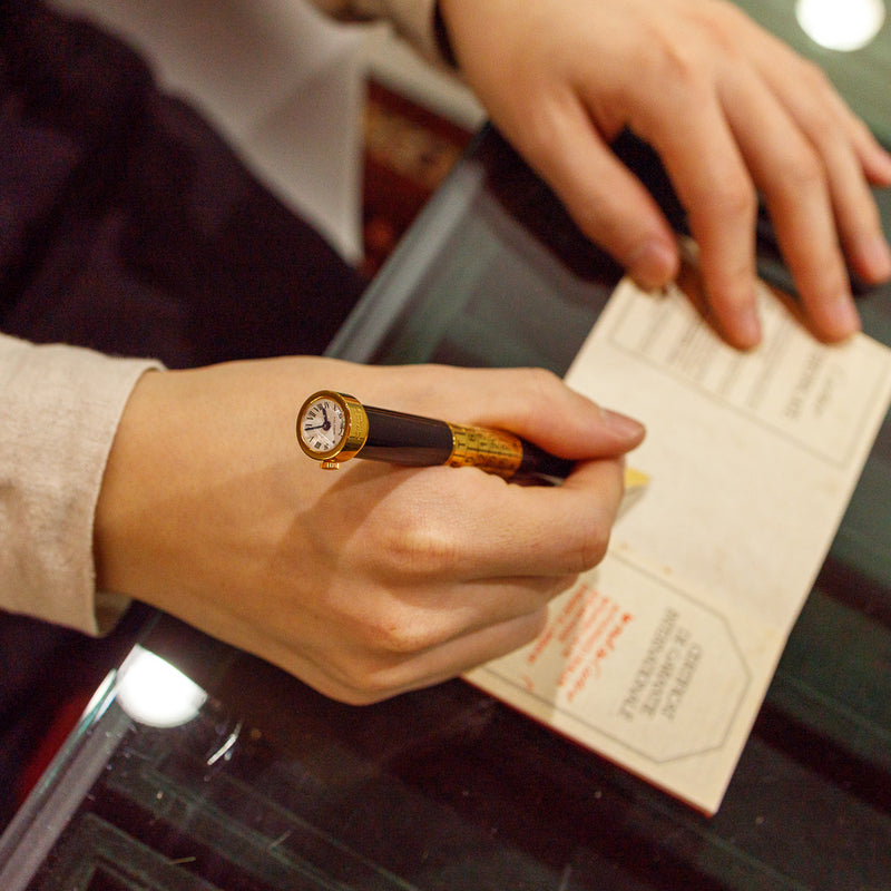 CARTIER BALLPOINT PEN WITH WATCH AND CALENDAR – TIMEANAGRAM