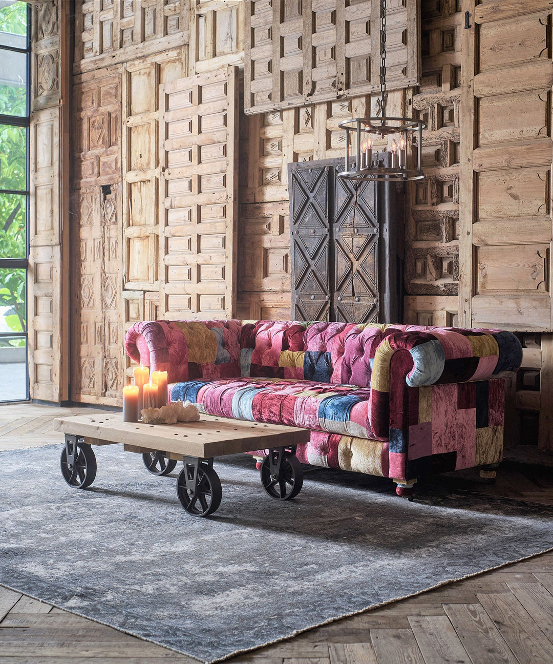 HALO（ハロー）BENSINGTON 2.5P SOFA VELVET PATCHWORK BOHEM