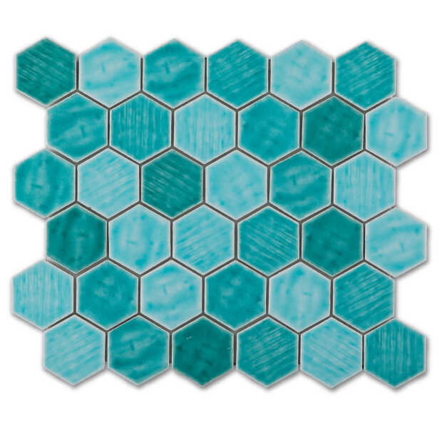 山水［さんすい］ SAN-2 / 54x47(六角形）【限定在庫】 | タイル販売の