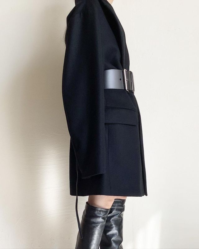 KOOKY ZOO クーキーズー JUVENILE LEATHER BELT ・BLACK - tity