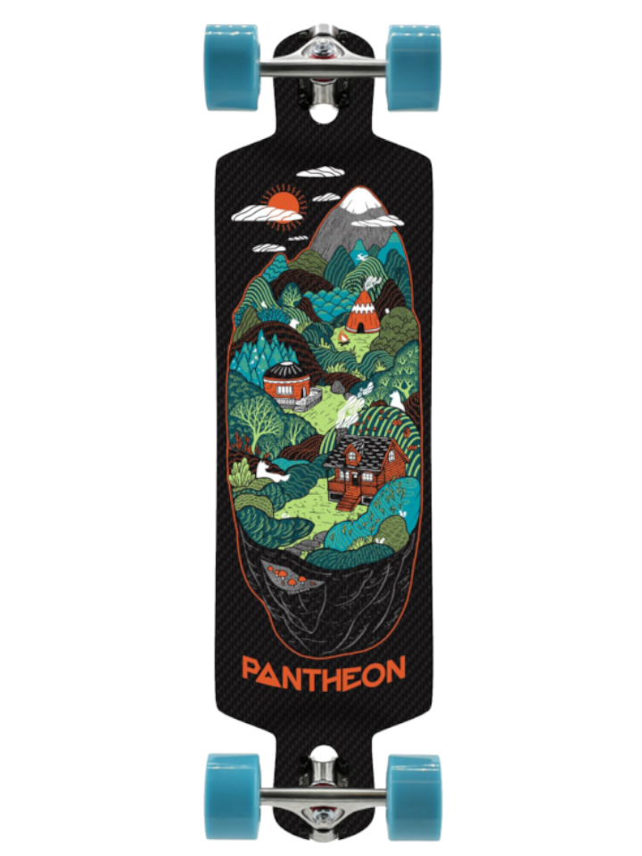 Pantheon Carbon Trip Complete 2023 | ThaneLife Longboard Shop
