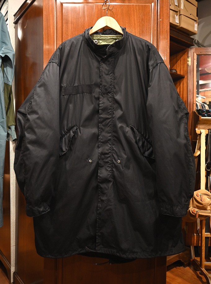 後染めBLACK) DEADSTOCK 70-80s US ARMY M65 フィッシュテイルパーカー