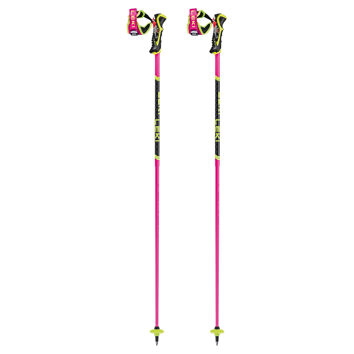 Leki Venom 3D SL Ski Racing Poles – Hybrid Aluminum & Carbon