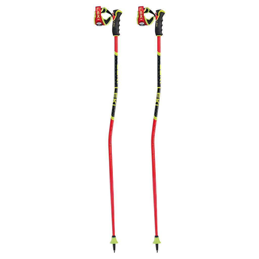 Leki WCR Carbon 3D GS Ski Racing Poles – Carbon & Aluminum GS Bend