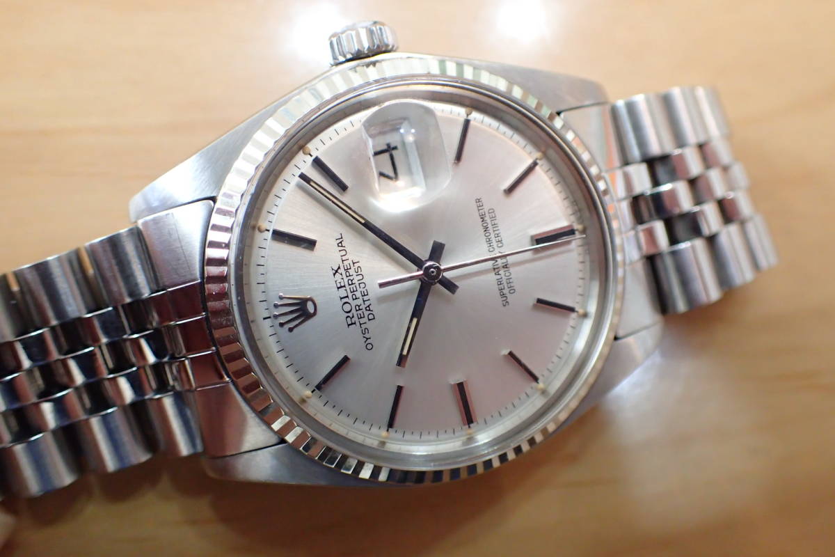 中古【ROLEX】ロレックス デイトジャスト WGベゼル Ref.1601