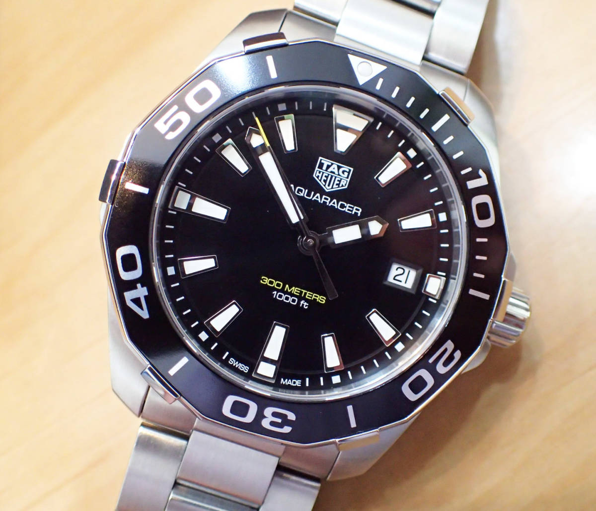 中古【TAG HEUER】タグホイヤー アクアレーサー WAY111A.BA0928 300m防水