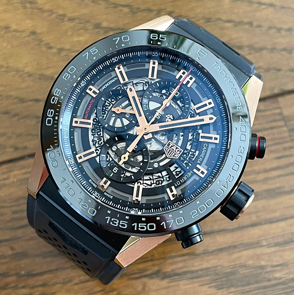 中古品【TAG HEUER】タグホイヤー カレラ キャリバー ホイヤー01