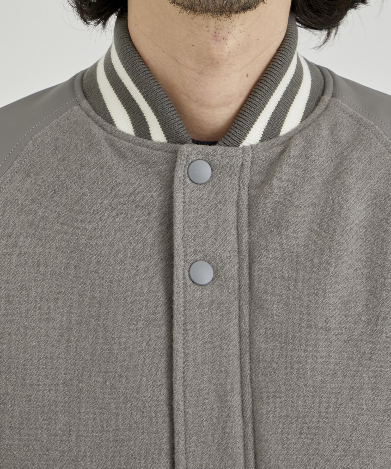 STUDENT PUFF JACKET W/N TWILL WITH GORE-TEX INFINIUM(0 GREY BEIGE