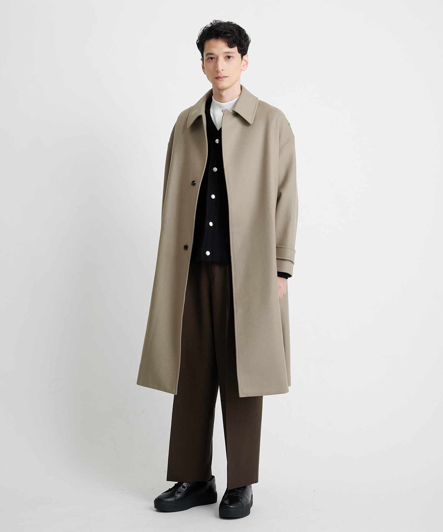 THE BAL COLLAR COAT(46 BEIGE): THE RERACS: MENS｜THE TOKYO ONLINE