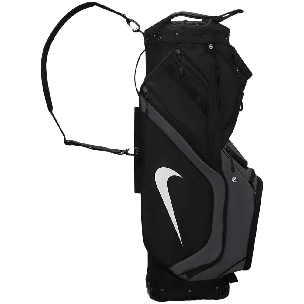 Nike Performance Cart Golf Bag Black | Gray | White – The Black