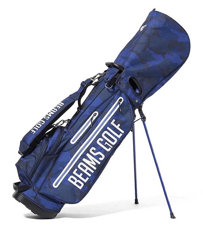 BEAMS GOLF スタンド付きキャディバッグ ネイビー 値下げ中 BEAMS GOLF