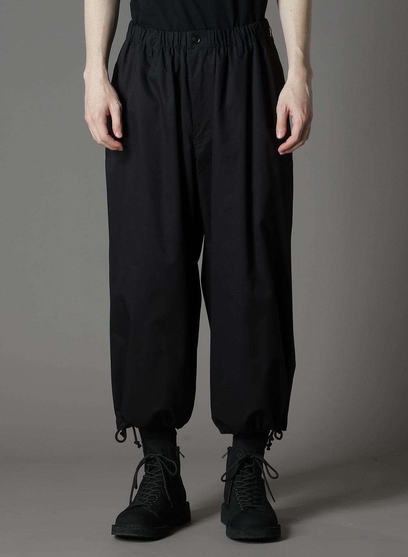 COTTON GABARDINE BALLOON PANTS – THE SHOP YOHJI YAMAMOTO