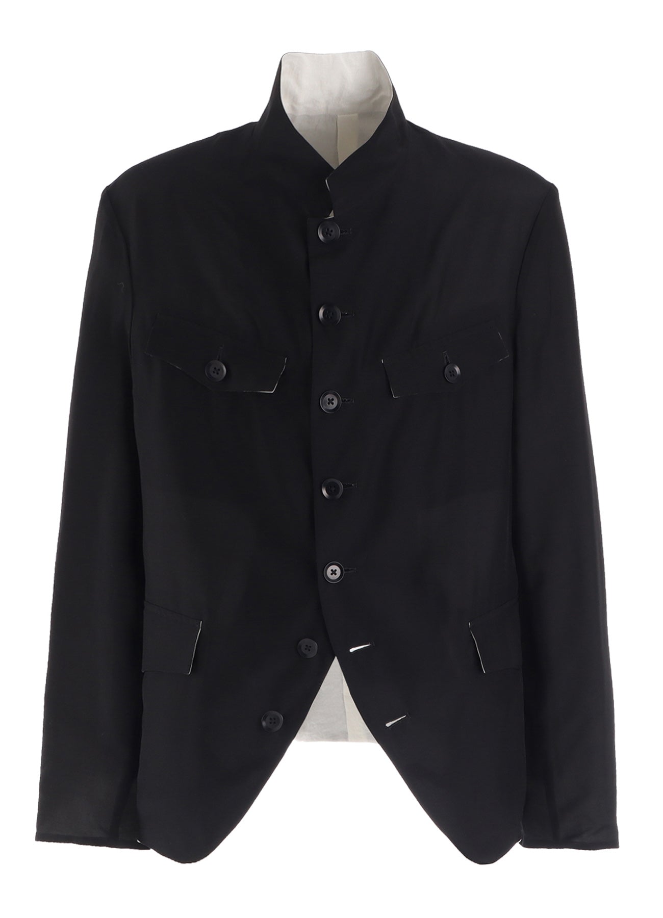 REVERSIBLE STAND COLLAR JACKET – THE SHOP YOHJI YAMAMOTO