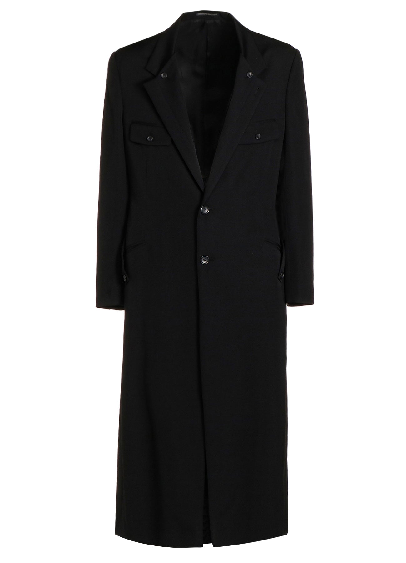 WOOL GABARDINE COLLAR BUTTON JACKET – THE SHOP YOHJI YAMAMOTO