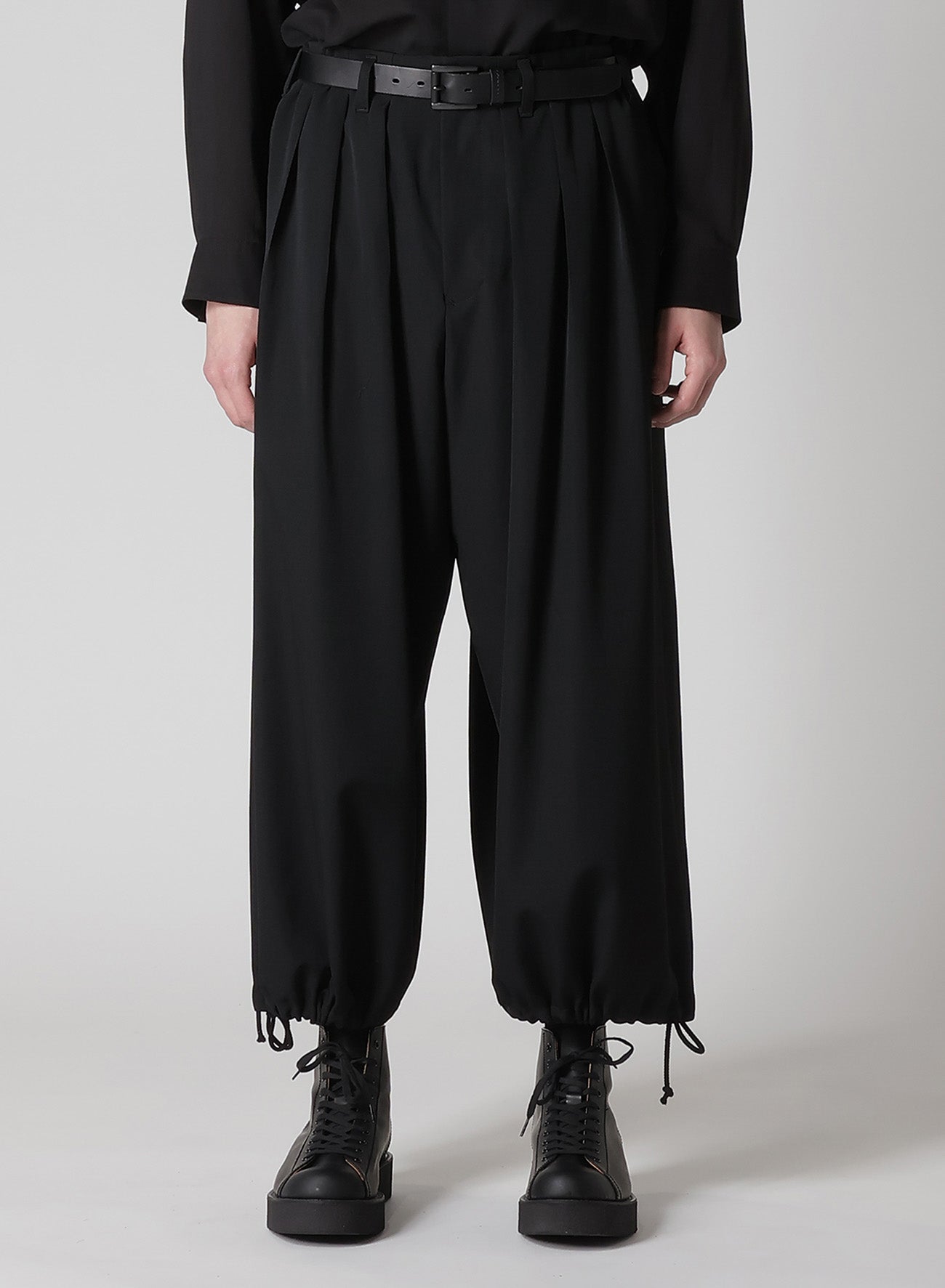 WOOL GABARDINE THIN BALLOON PANTS – THE SHOP YOHJI YAMAMOTO