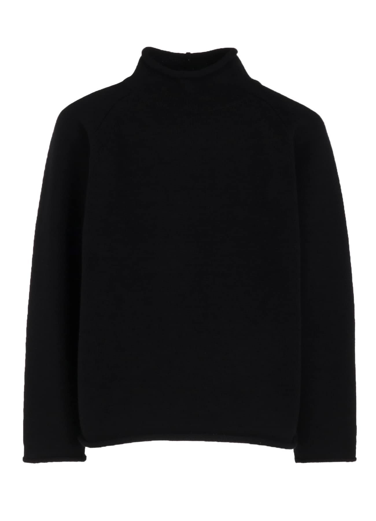 Y's for men × MASSES】WOOL SINGLE STITCH MOCK NECK PULLOVER(FREE