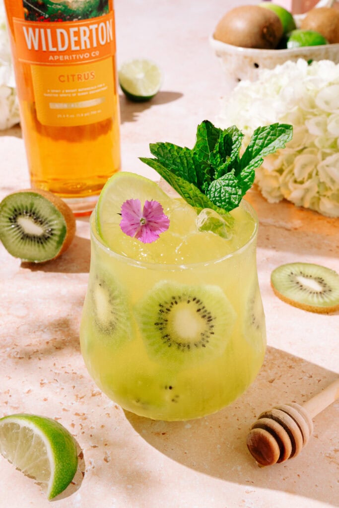 Kiwi Crush Mocktail - The Social Sipper