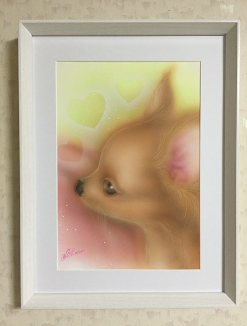 チワワの眠り | 坂本 千春 ｜インテリア絵画 アートの専門通販