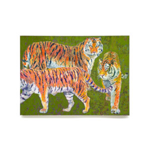 三びきの虎図 / The three medium tigers | 関口あずさ ｜インテリア