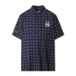 MEN レトロロゴポロシャツ レッド