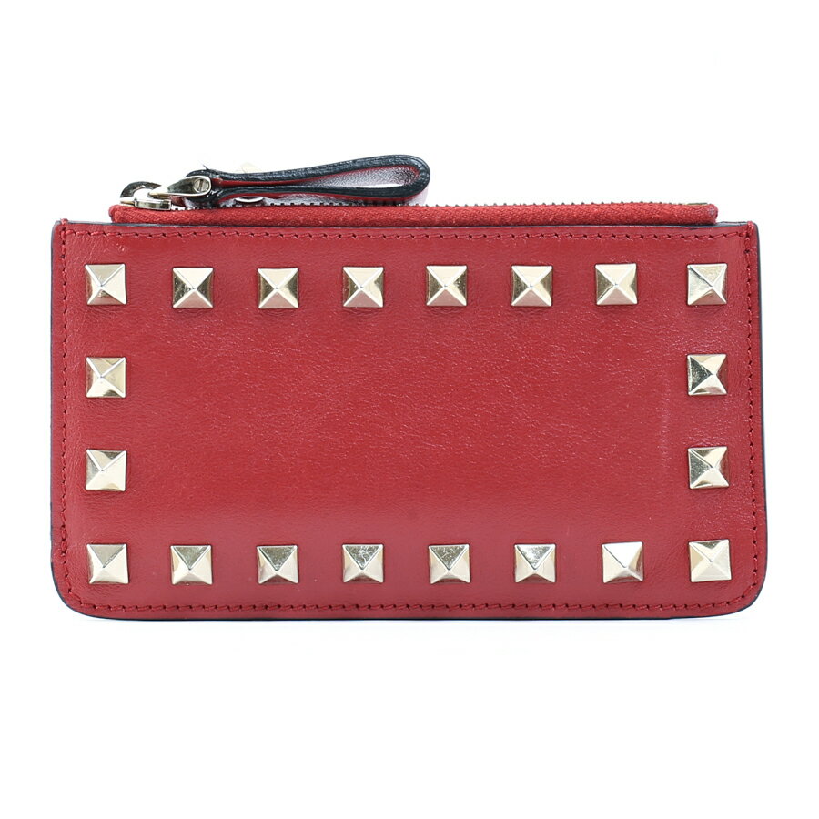 楽天市場】VALENTINO ロックスタッズ（カラーレッド）（財布・ケース