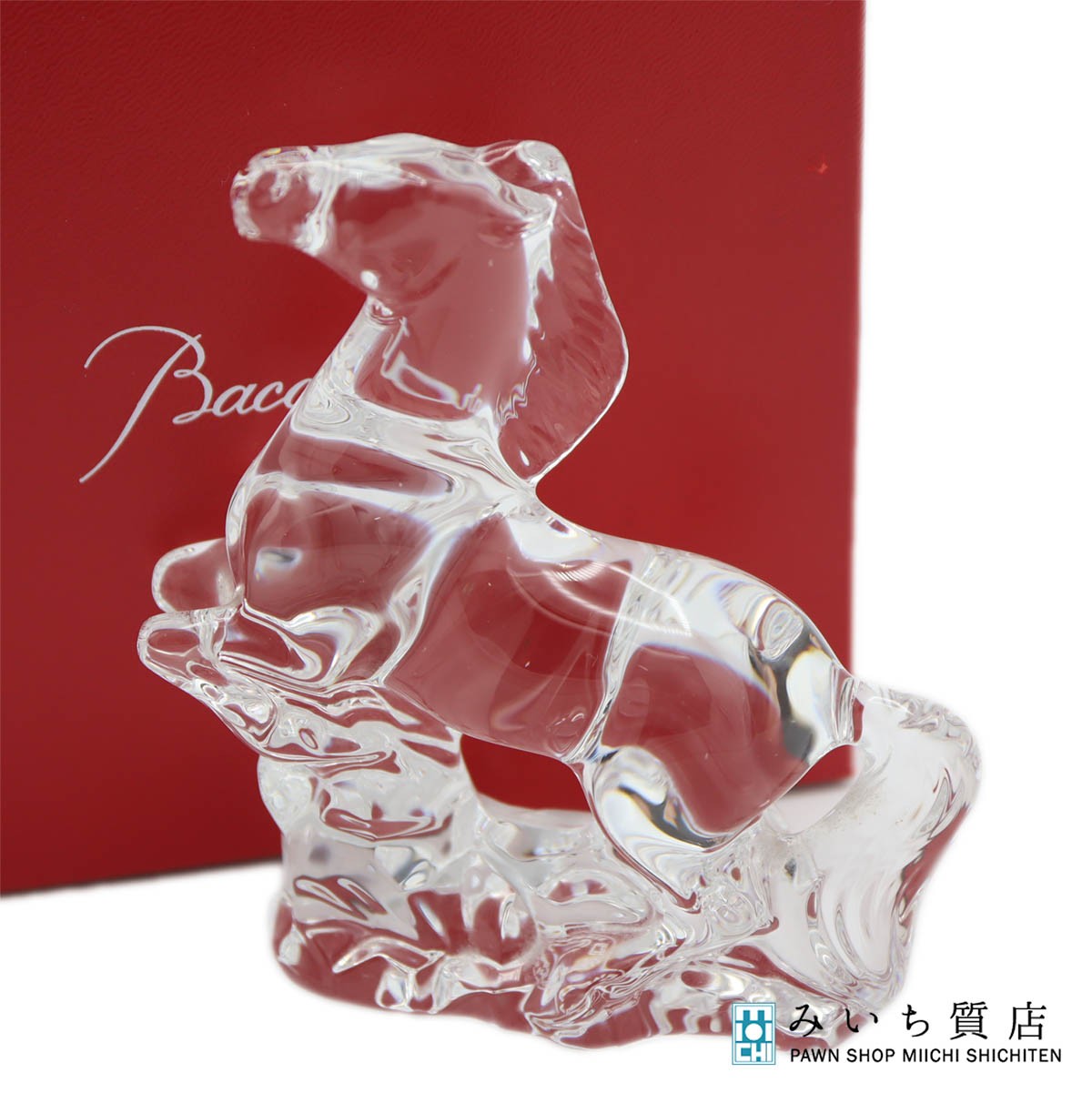Baccarat バカラ 干支オーナメント 午 馬 美品 Baccarat (バカラ