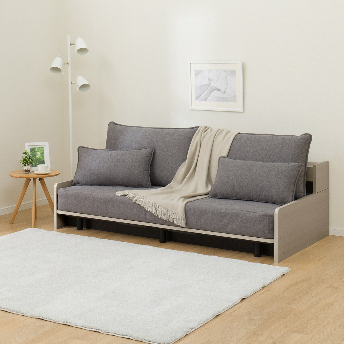 楽天市場】ニトリ ソファー（カラーグレー）（ソファベッド｜ソファ