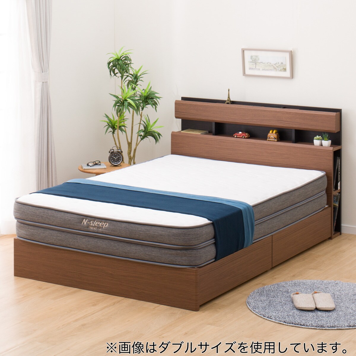 幅171cm] クイーンベッドフレーム（キエンザ MBR） ベッド ベッド