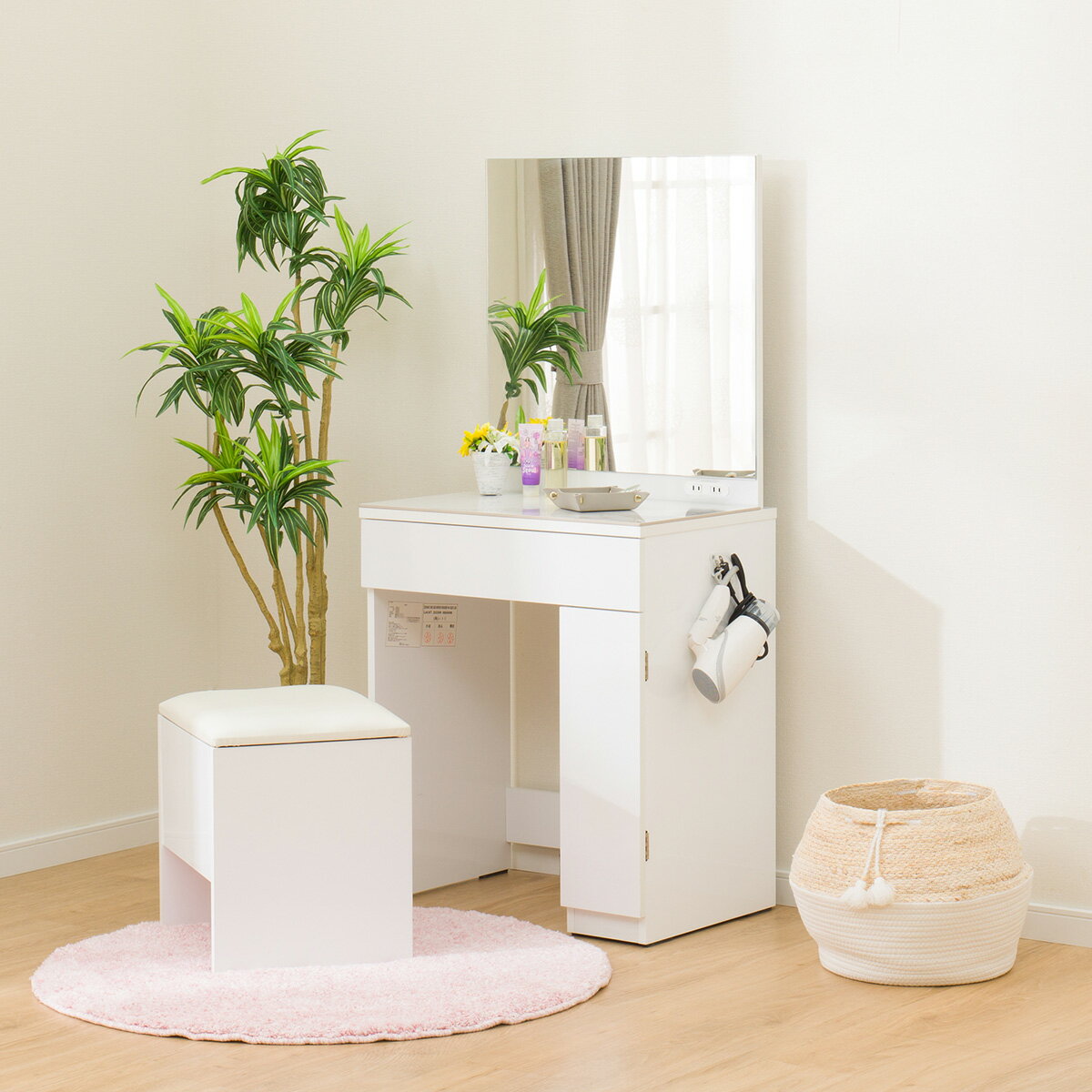 楽天市場】ドレッサー・鏡台（ブランドニトリ）（収納家具｜インテリア