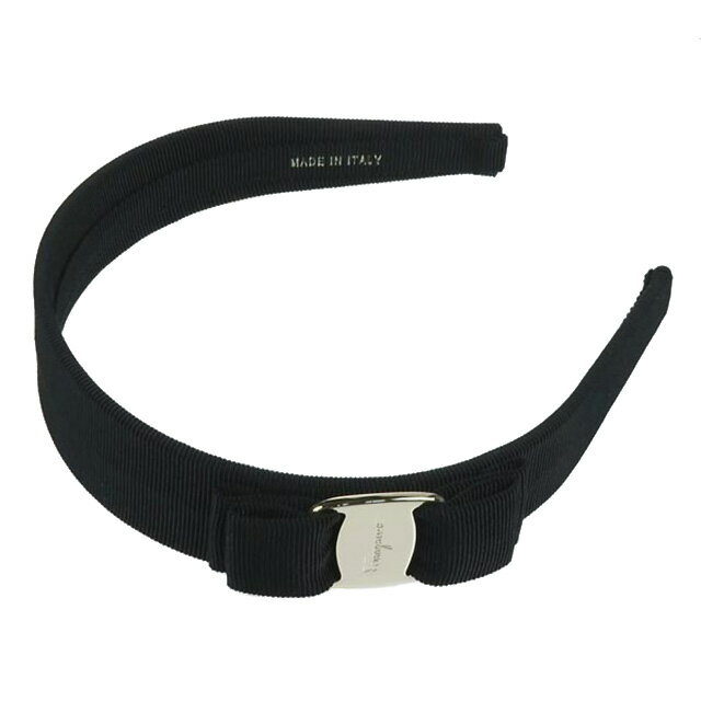 楽天市場】フェラガモ ヴァラ リボン カチューシャ ブラックの通販