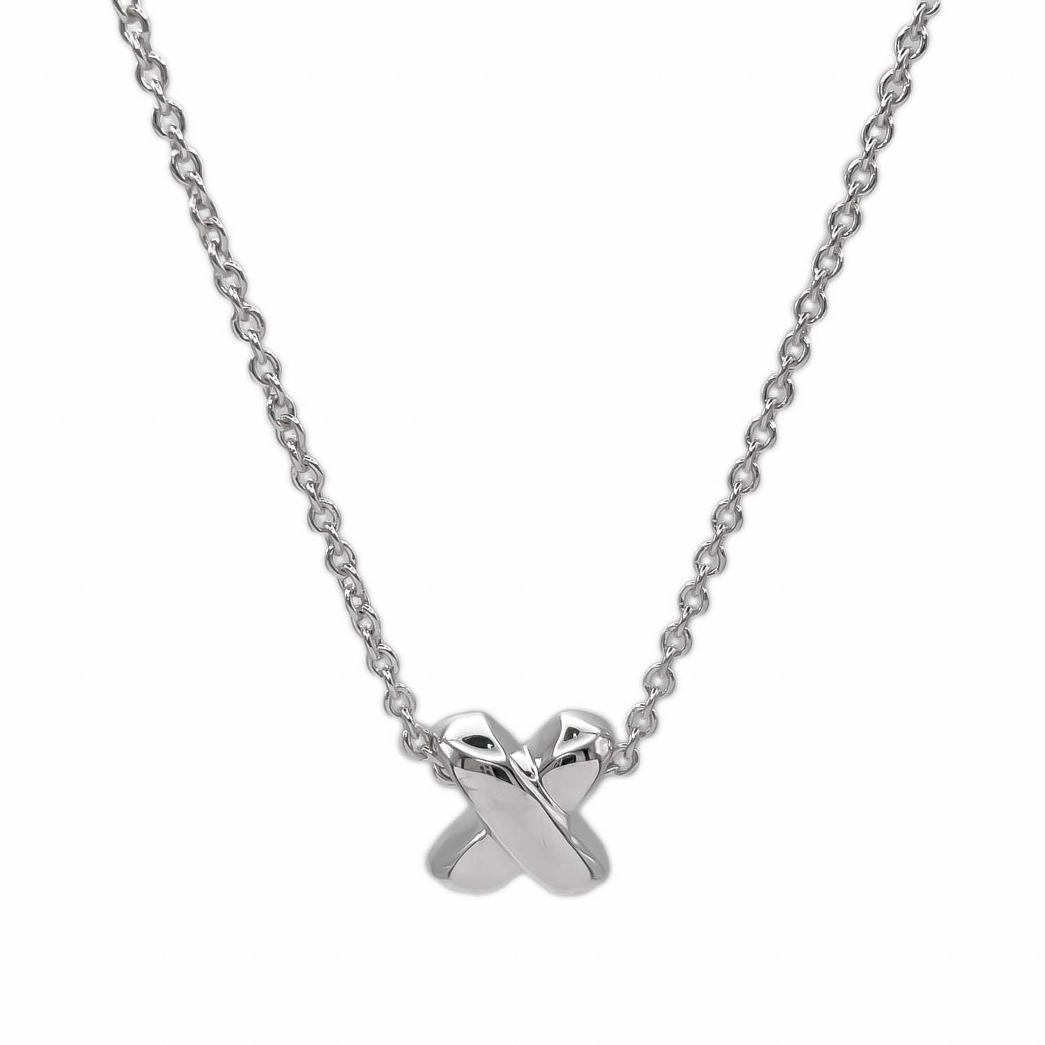 楽天市場】ティファニー X キス ネックレス シルバーの通販