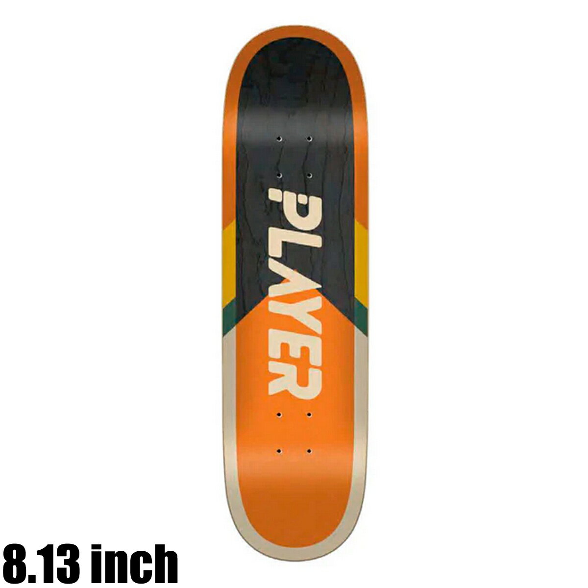 パープルデッキ オレンジウィール スケートボード パープルデッキ