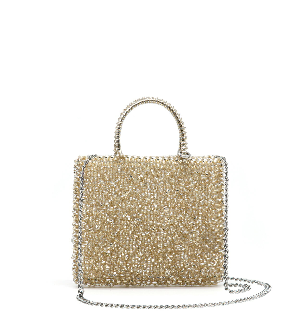 楽天市場】アンテプリマ ワイヤーバッグ シルバーの通販