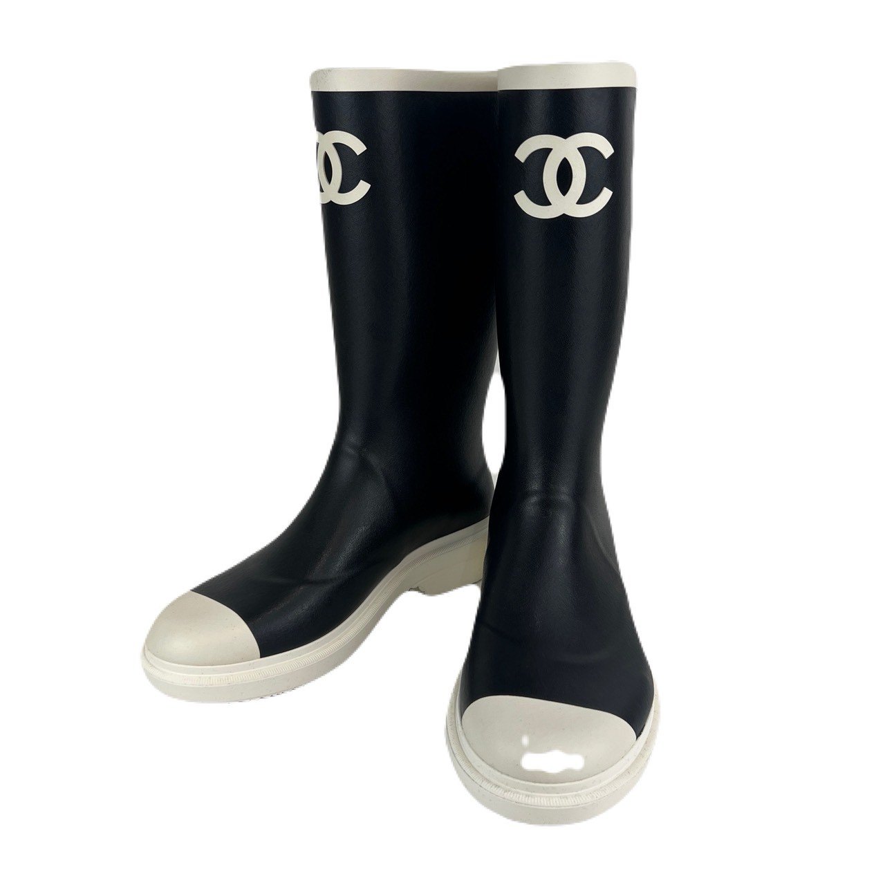 楽天市場】CHANEL レイン ブーツの通販