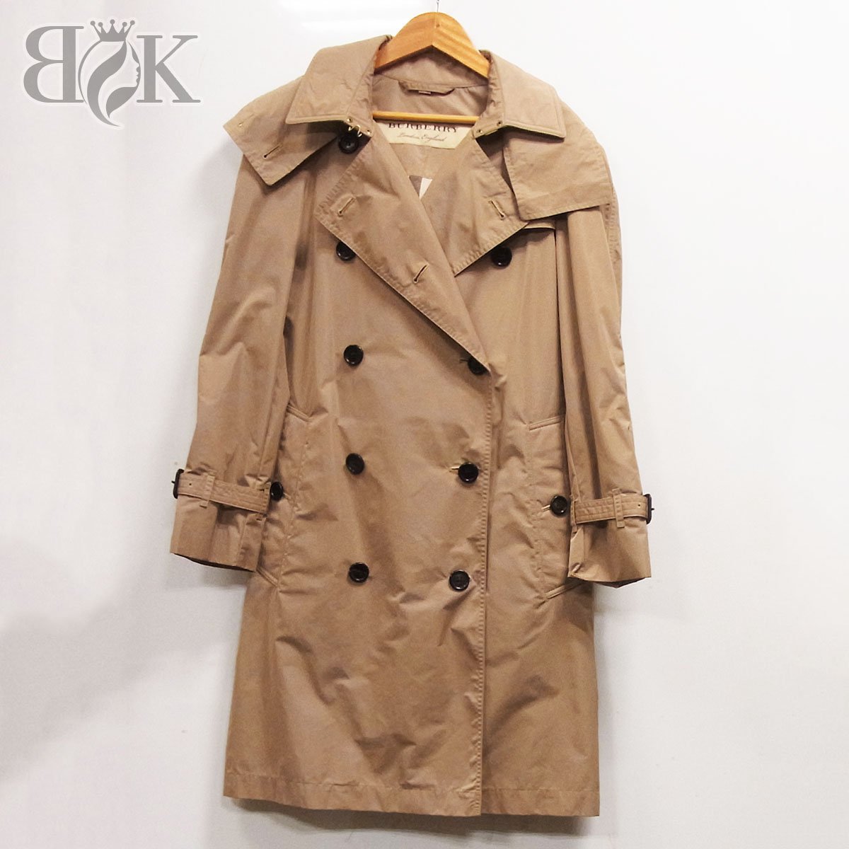 BURBERRY バーバリー モッズコート ノバチェック 金ボタン 大きい 40