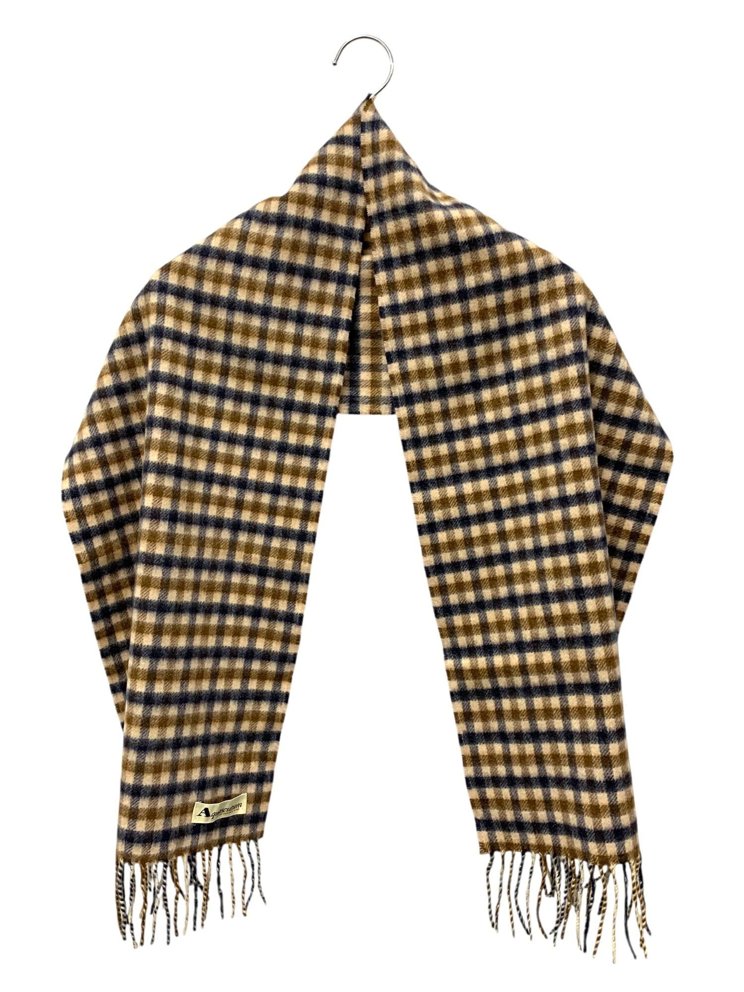 楽天市場】アクアスキュータム カシミヤ100％ マフラーの通販