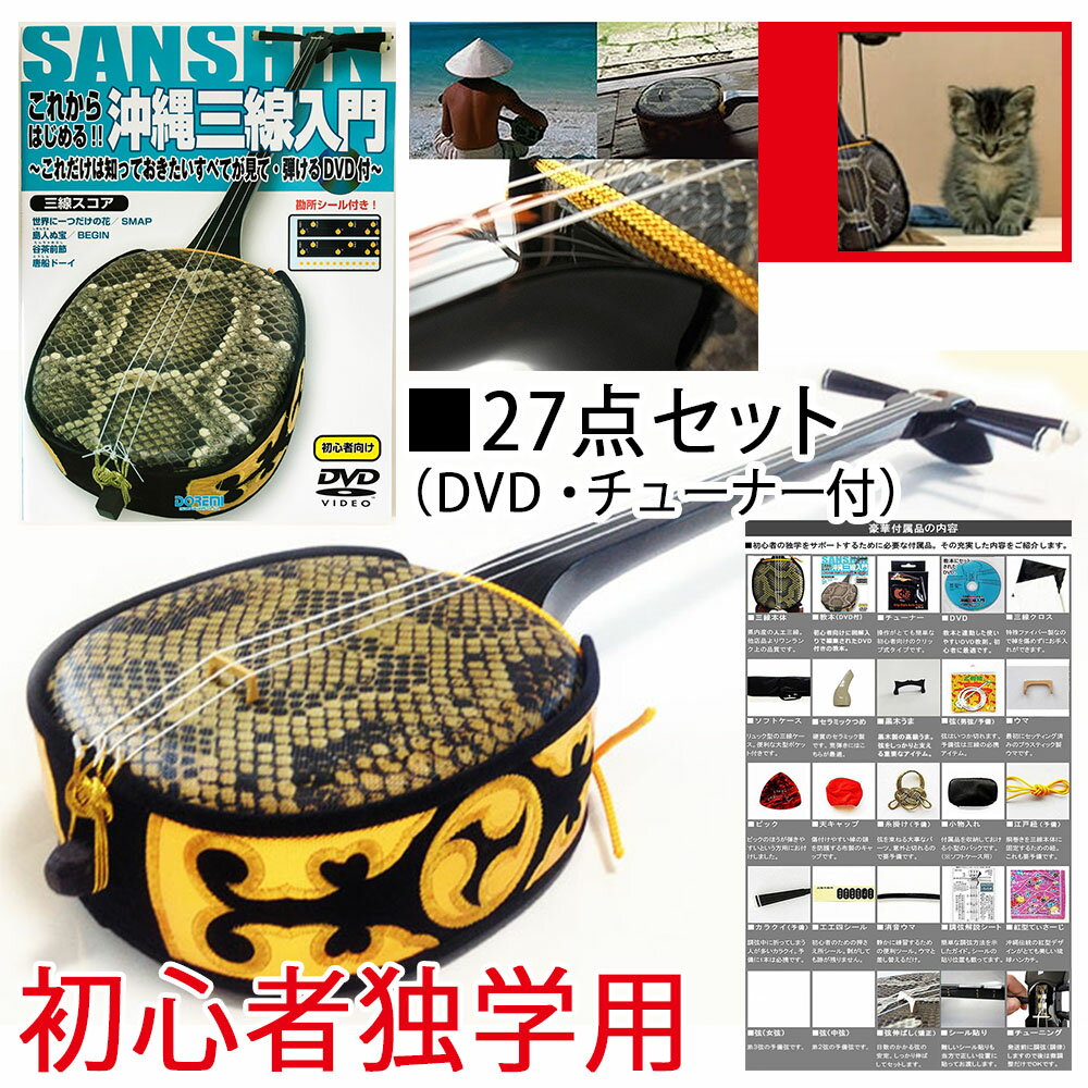 沖縄 三線 人口皮 沖縄三線 人工蛇皮 Aランク 柄 人口皮上位ランク