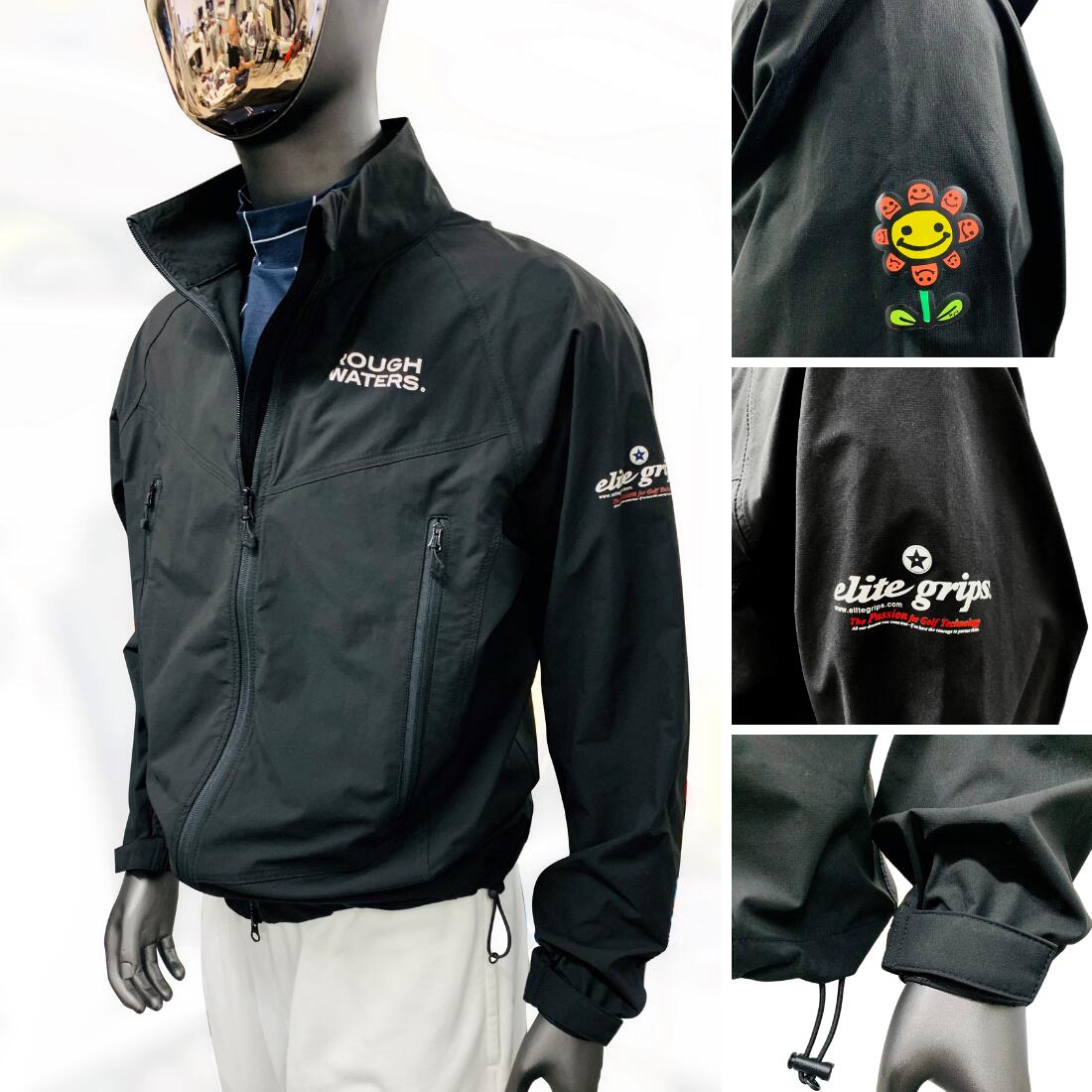 ︎エリートグリップ レインウェア︎Lブラック エリートグリップ