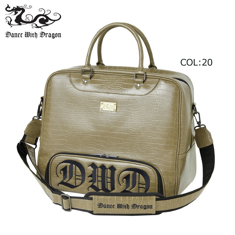 ダンスウィズドラゴン ボストンバックショルダー付レッド ダンスウィズ