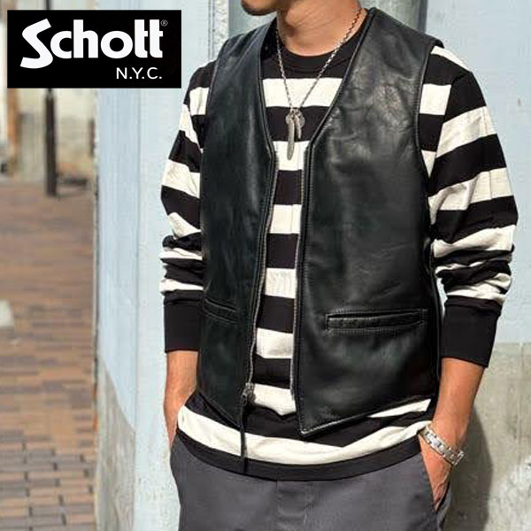 楽天市場】schott ショット（ベスト・ジレ｜トップス）：メンズ