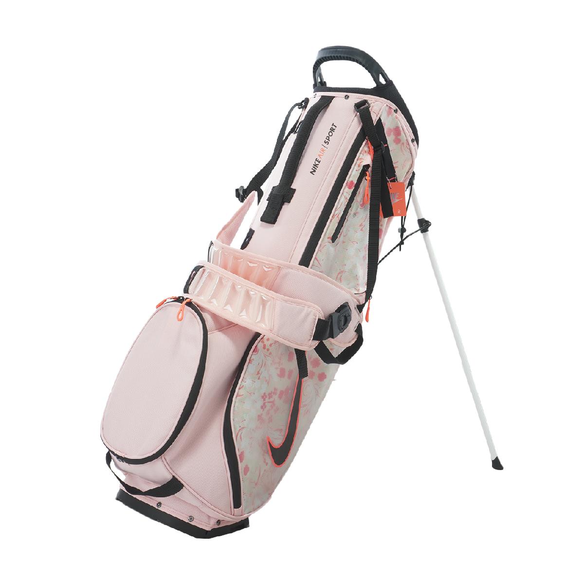 Nike golf キャディバッグ ホワイト/グレー/レッド ナイキゴルフ(NIKE