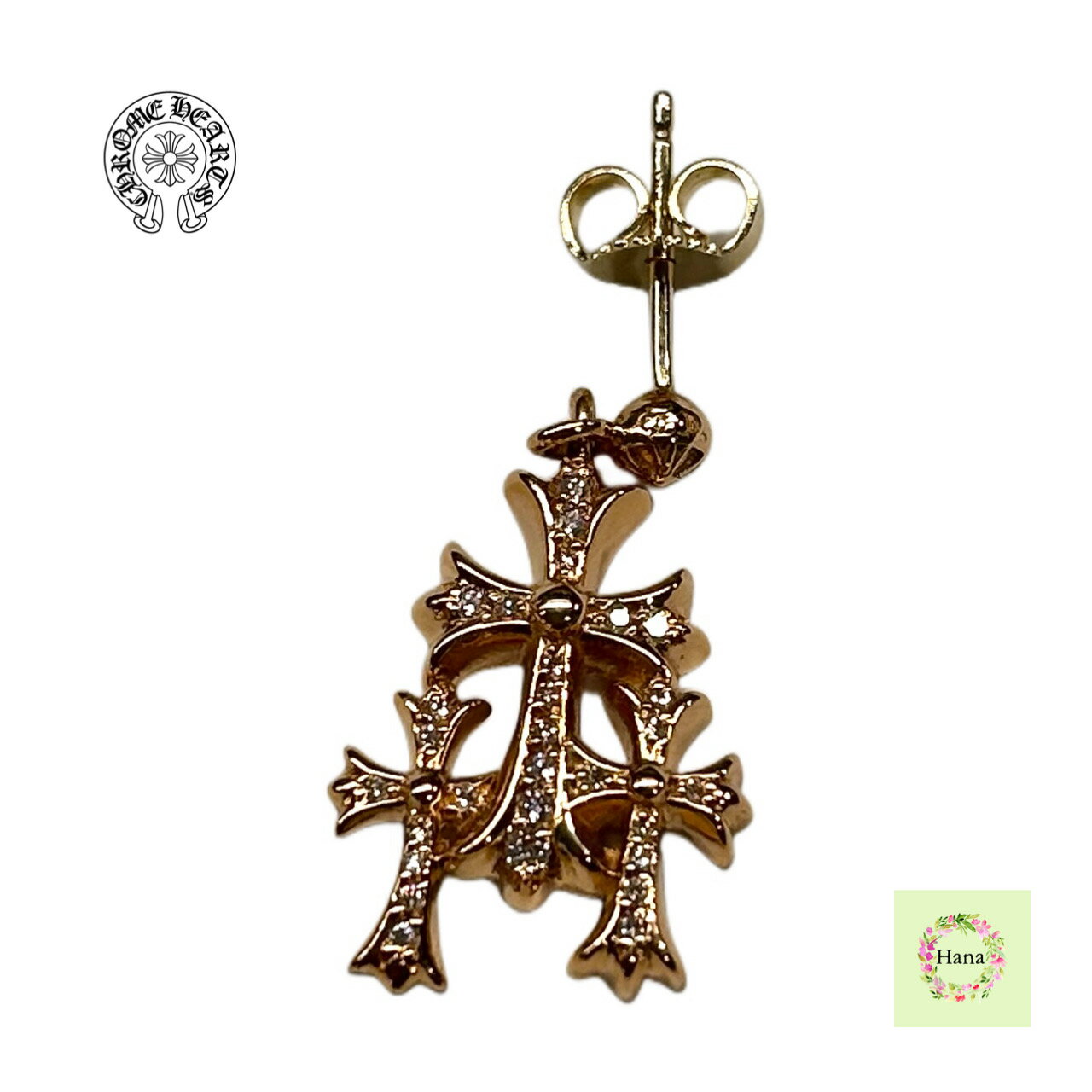 22k 9Pダイヤピアス2個 22k 9Pダイヤピアス2個