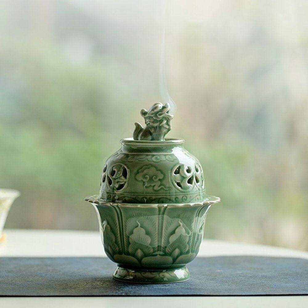 楽天市場】陶器 獅子 香炉の通販