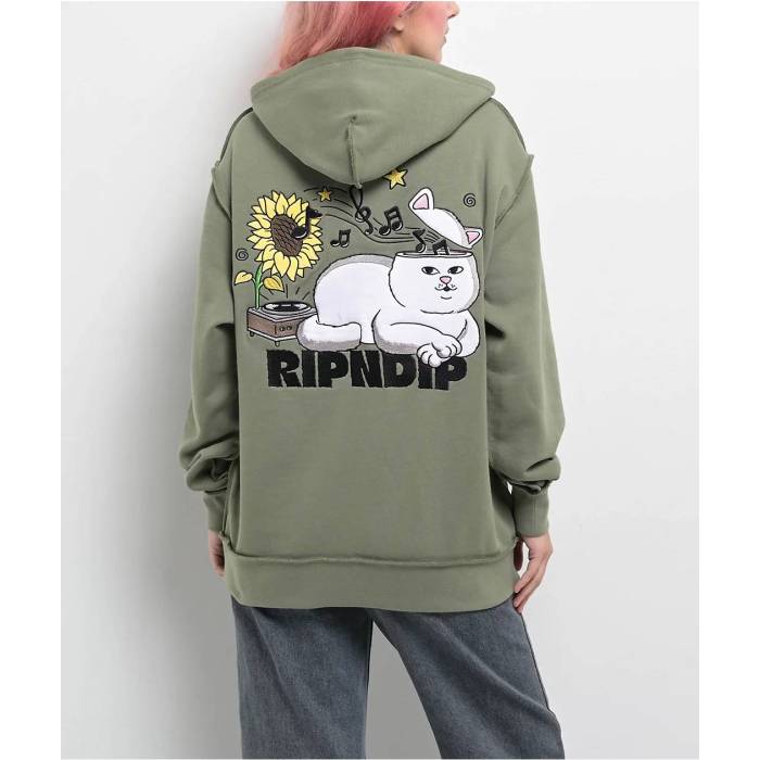 楽天市場】リップンディップ パーカー（カラーグリーン）の通販