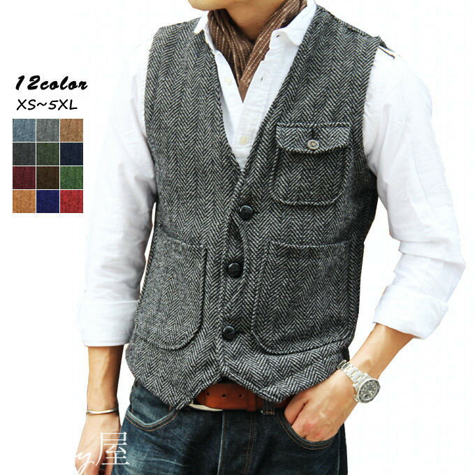 楽天市場】ジレ xs（ベスト・ジレ｜トップス）：メンズファッションの通販