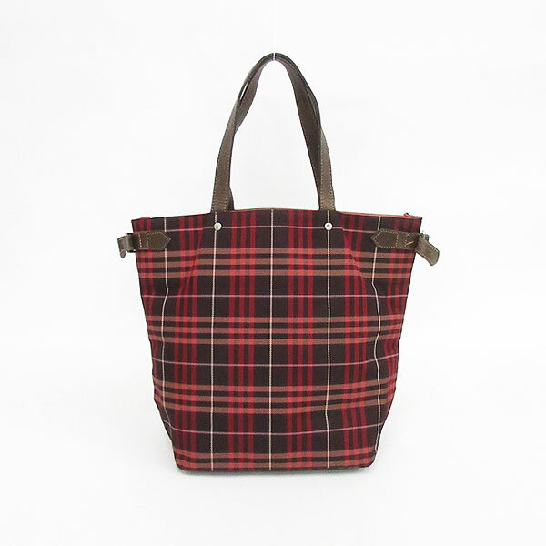 楽天市場】バーバリー バッグ 赤 チェックの通販
