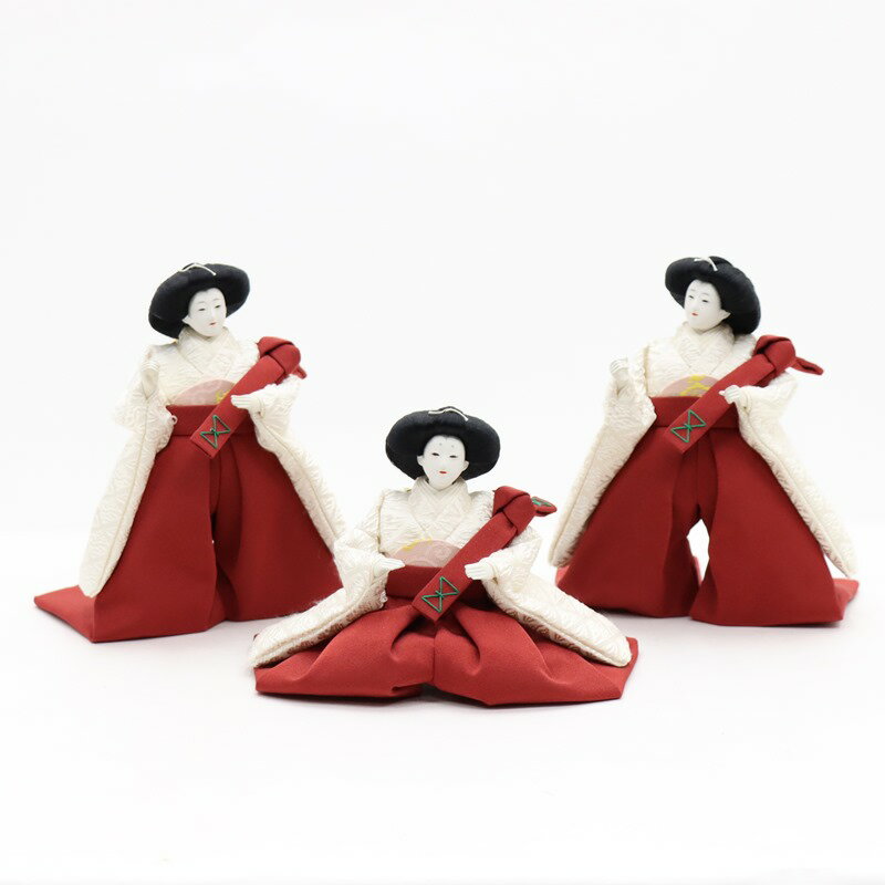 楽天市場】雛人形 単品 三人官女の通販