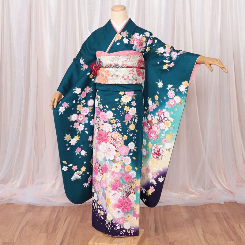 楽天市場】成人式 ターコイズブルーの通販