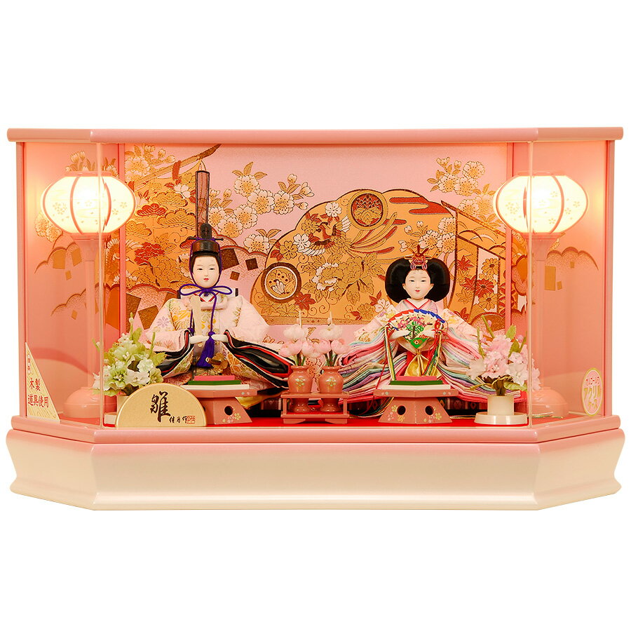楽天市場】雛人形 ケース飾り オルゴール付きの通販